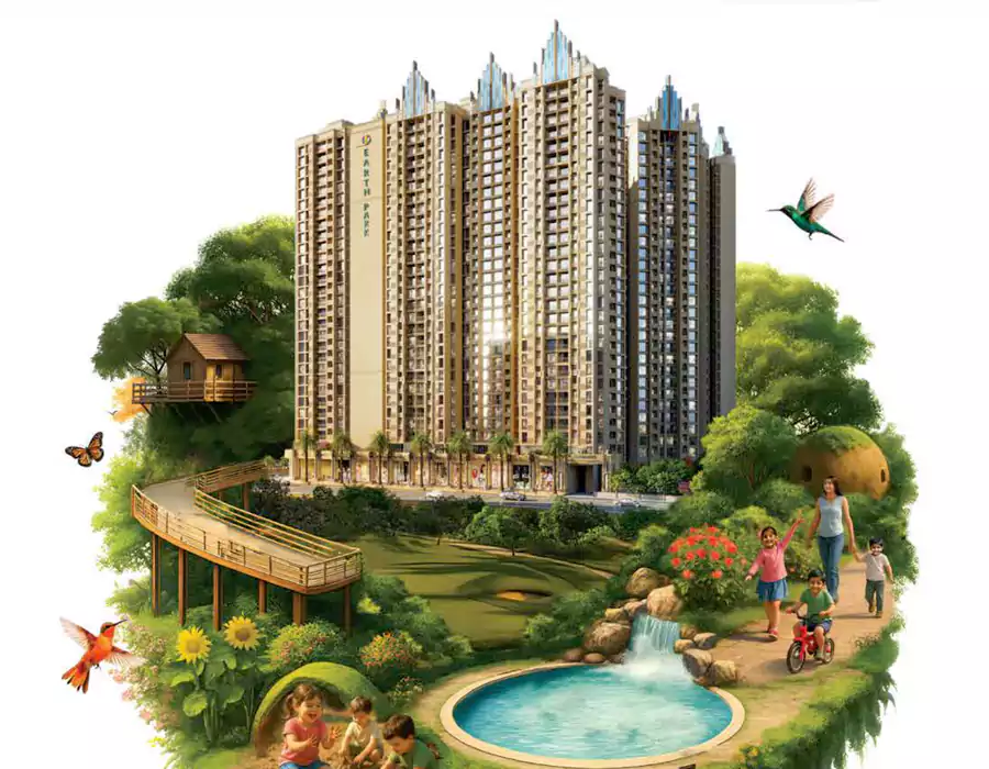New Launching Rauna Earth Park of Raunak City Kalyan West